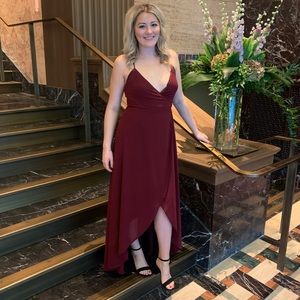 LULUS maroon size M but adjustable